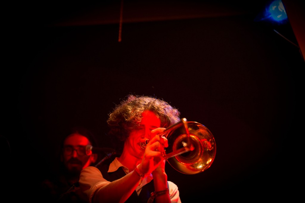 Christi Hodgkins blowing us a away on trombone